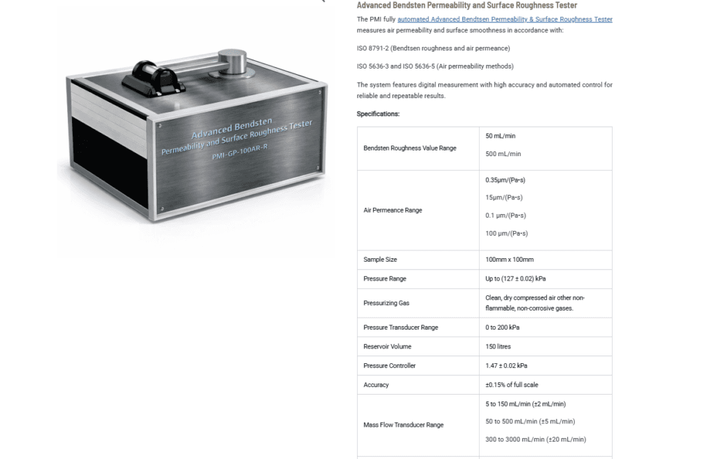 Advanced Bendtsen Permeability and Surface Roughness Tester: Precision Testing for Paper and Packaging Industries Advanced Bendtsen Permeability and Surface Roughness Tester: Precision Testing for Paper and Packaging Industries