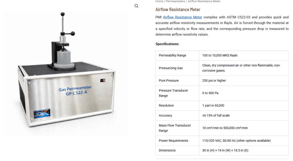 Airflow Resistance Meter: Accurate Airflow Resistivity Testing for Acoustic and Filtration Materials Airflow Resistance Meter: Accurate Airflow Resistivity Testing for Acoustic and Filtration Materials