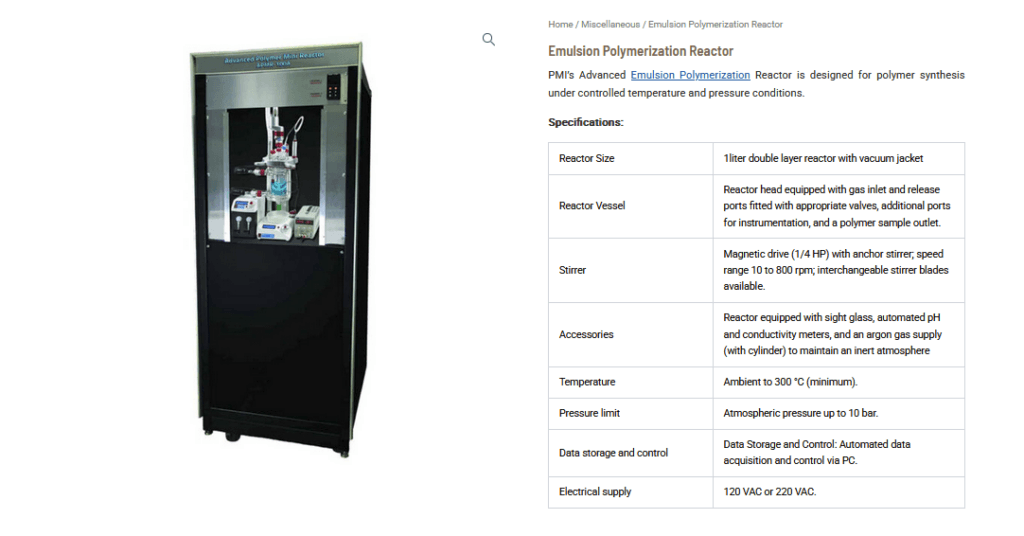 Emulsion Polymerization Reactor: Advanced Solution for Controlled Polymer Synthesis and Research Emulsion Polymerization Reactor: Advanced Solution for Controlled Polymer Synthesis and Research