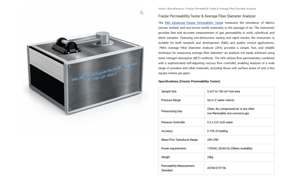 Frazier Permeability Tester & Average Fiber Diameter Analyzer: Advanced Air Permeability and Fiber Characterization Solutions Frazier Permeability Tester & Average Fiber Diameter Analyzer: Advanced Air Permeability and Fiber Characterization Solutions