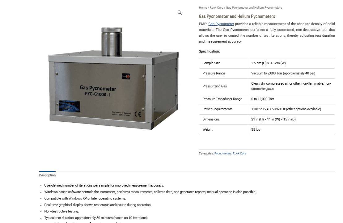 Gas Pycnometer and Helium Pycnometers: Accurate Absolute Density Measurement for Advanced Material Characterization Gas Pycnometer and Helium Pycnometers: Accurate Absolute Density Measurement for Advanced Material Characterization